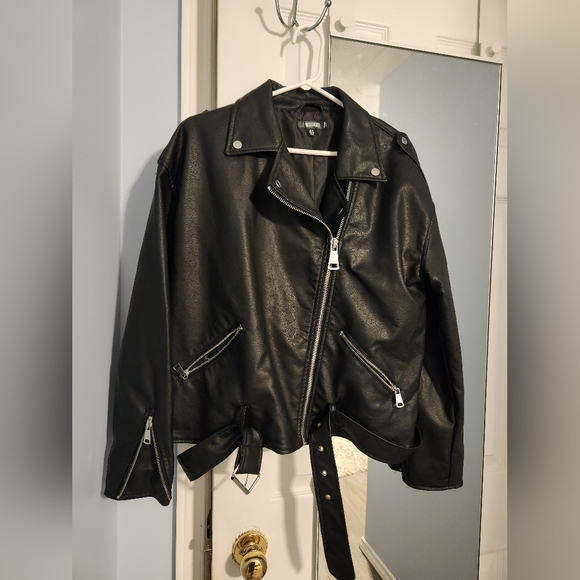 Faux Leather Jacket - Picture 1 of 2